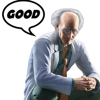 👴 bb039b8c Dr. Bosconovitch Tekken GOOD Dr. Bosconovitch, Tekken, Gut, Wissenschaftler, Doktor whatsapp sticker