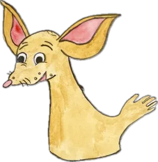 😄 d4e9d1cf animal, roedor, lindo, ilustración telegram sticker