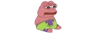 😪 53af3977 Patrick Star Meme, Patrick, Traurig, Spongebob telegram sticker
