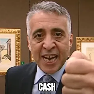 🤑 152b881f CASH 钱, 现金, 金融, 贪婪 telegram sticker