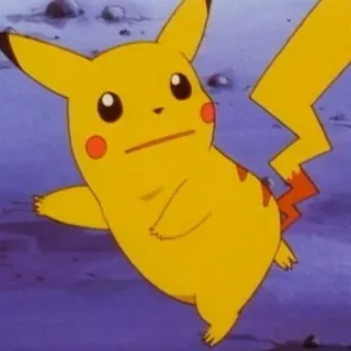 ⚡️ dff87515 Pikachu Pokemon ポケモン, ピカチュウ, 漫画, アニメ, 動物 telegram sticker