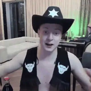 🔫 788df632 cao bồi, mũ, texas, cảnh sát trưởng, miền tây telegram sticker