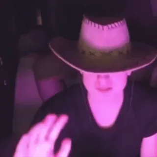 🤫 bbf5dbfd cowboy, hoed, persoon, man whatsapp sticker