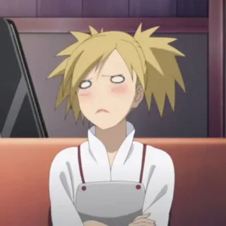 🥠 2b09d011 Temari Naruto Аниме, Мультфильм, Девушка, Темари, Наруто, Смешное лицо telegram sticker