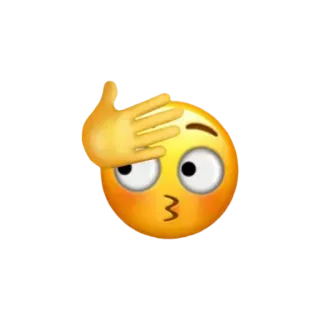 ❤️ 8fe578de 表情符号, 捂脸, 表情, 失望 whatsapp sticker