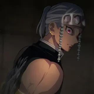 😳 447d5fad Tengen Uzui Demon Slayer anime, demon slayer, tengen uzui, character, warrior whatsapp sticker