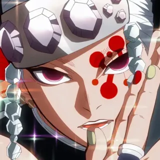 😎 66ed0862 Tengen Uzui Demon Slayer anime, manga, demon slayer, tengen uzui, character whatsapp sticker