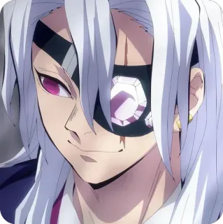 😏 6b3977b5 Tengen Uzui Demon Slayer anime, character, Tengen Uzui, Demon Slayer, manga whatsapp sticker