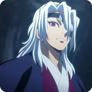 😕 9a633479 Tengen Uzui Demon Slayer anime, character, demon slayer, Tengen Uzui whatsapp sticker