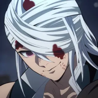 💎 5fb12426 Tengen Uzui Demon Slayer Anime, Personagem, Sangue, Ferimento, Tengen Uzui, Demon Slayer telegram sticker