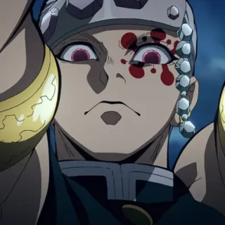 💎 65ec1ba0 Tengen Uzui Demon Slayer Anime, Demon Slayer, Tengen Uzui, Sangue, Arma, Ação, Batalha, Lutador telegram sticker