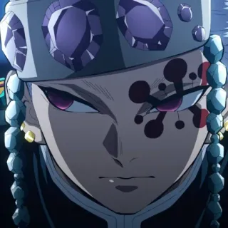 💎 7df7120d Tengen Uzui Demon Slayer Anime, Demon Slayer, Tengen Uzui, Personagem, Masculino, Rosto telegram sticker