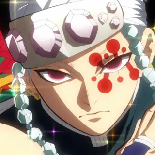 💎 b21c3d77 Tengen Uzui Demon Slayer Anime, Personagem, Tengen Uzui, Demon Slayer telegram sticker