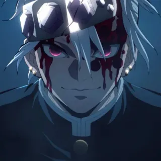 💎 e85268e2 Tengen Uzui Demon Slayer Anime, Demon Slayer, Tengen Uzui, Sangue, Violência telegram sticker