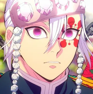 🙂 8d33251d Tengen Uzui Demon Slayer Аниме, Клинок рассекающий демонов, Тенген Узуй, Манга, Персонаж, Развлечения whatsapp sticker