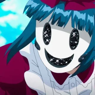 🎭 23d6ae1f 动漫, 角色, 面具, 微笑, 卡通 telegram sticker