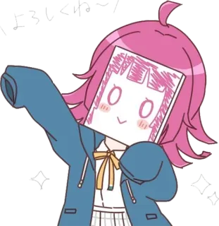 😊 13572f76 anime, cartoon, cute, character, sticker telegram sticker