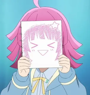 😝 2e0af016 anime, cute, cartoon, drawing, character telegram sticker