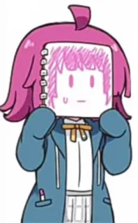 😐 66ba1d01 anime, character, drawing, cute, cartoon telegram sticker