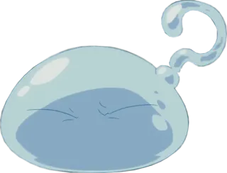❔ a4c1b6ac slime, potwór, fantasy, glut, słodki, galaretowaty telegram sticker