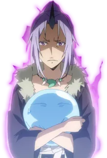 👿 a4ee8b29 Rimuru Tempest That Time I Got Reincarnated as a Slime Anime, Slime, Magia, Isekai, Władca Demonów telegram sticker