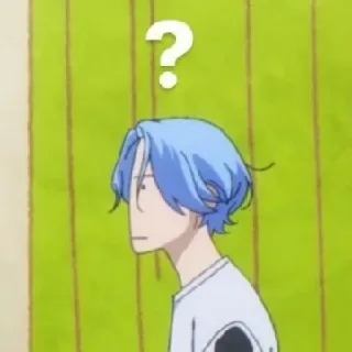 🎐 9d03d7c8 ? câu hỏi, anime, bối rối, nhân vật telegram sticker