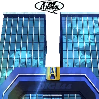 🧮 9d368d59 I'M
AT SCHOOL 学校, 建物, 教育, アニメ telegram sticker