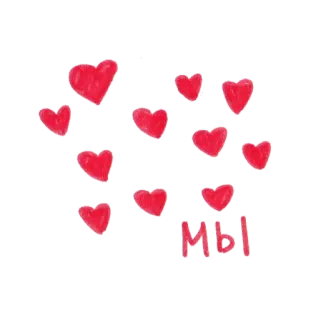 💑 a4586c0b мы หัวใจ, ความรัก, สีแดง, ข้อความ, พวกเรา, รัสเซีย telegram sticker