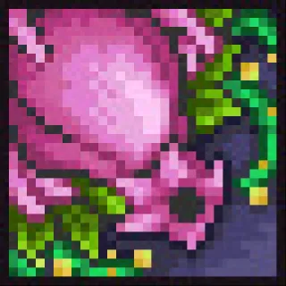 🌷 2754d494 Blume, Pixel, Rosa, Natur, Pflanze whatsapp sticker