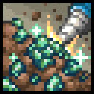 ⛏ dc26a52a minecraft, abbau, diamanten, spitzhacke, pixelkunst, spiel whatsapp sticker