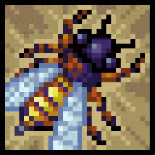 🐝 f3de64e4 Biene, Insekt, Pixel Art, Natur, Tier whatsapp sticker
