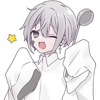 😉 02a30810 动漫, 卡哇伊, 卡通, 贴纸, 可爱, 漫画, 角色 telegram sticker