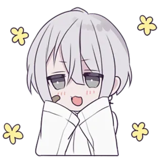🥰 ce172ff9 Anime, Manga, Naklejka, Chibi, Słodkie, Kawaii telegram sticker
