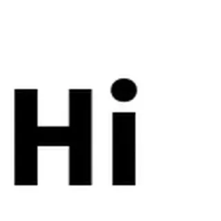 💬 268853ba Hi 인사, 안녕하세요, 안녕, 심플, 미니멀 telegram sticker