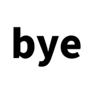 💬 5770e9c9 bye 잘 가, 안녕, 작별, 인사 telegram sticker