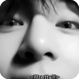 📷 85f3c933 Pretty!! ładna, twarz, wyraz telegram sticker