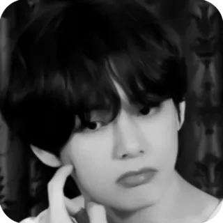 📷 c62d4d33 portret, osoba, czarno-białe, twarz, zbliżenie telegram sticker