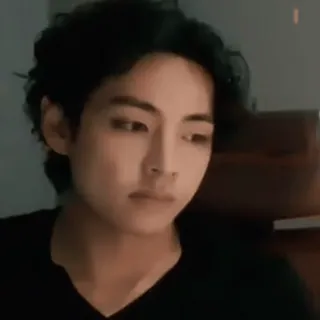 ❕ 47847816 V K-pop, singer, male, celebrity, BTS, Kim Taehyung telegram sticker