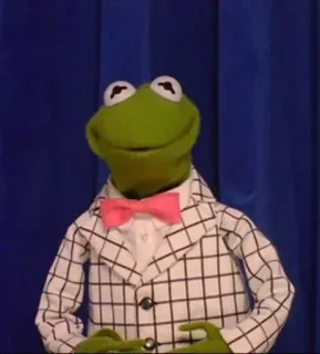 Kermit by @fStikBot whatsapp stickers