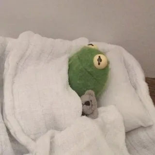 🌟 7e6a0df6 marionetta, sonno, giocattolo, peluche, letto telegram sticker