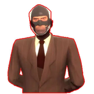 👺 05161e40 Spy Team Fortress 2 team fortress, tf2, สปาย, วิดีโอเกม whatsapp sticker