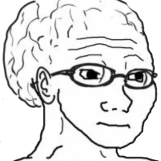 🤓 cdf97f71 워작, 밈, 소이자크, 너드, 안경, 인터넷 telegram sticker