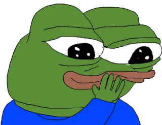 😏 ee75f7a1 Pepe the Frog 밈, 페페 더 프로그, 인터넷, 이모티콘 telegram sticker