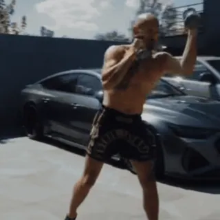 🥊 13192c2f Mann, Fitness, Übung, Sport, Kettlebell, Training telegram sticker