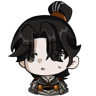 😕 7ec288e9 角色, 盔甲, 插画, 漫画, 动画 telegram sticker