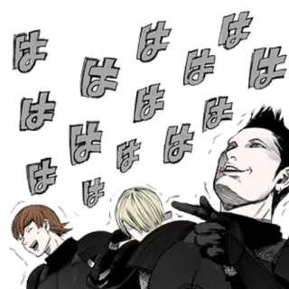 😂 10cda01a は manga, anime, japanese character, expression, happy telegram sticker