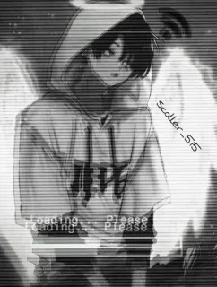 🌟 75551788 loading... Please Anime, Engel, Flügel, Laden whatsapp sticker