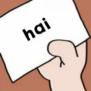 🥐 2cb4f8d9 hai 问候, 手, 卡片, 你好 telegram sticker