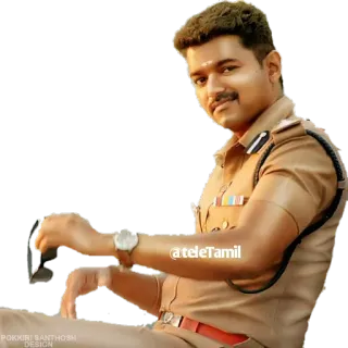 😎 36baedf4 teleTamil police, officier, homme, uniforme, indien whatsapp sticker