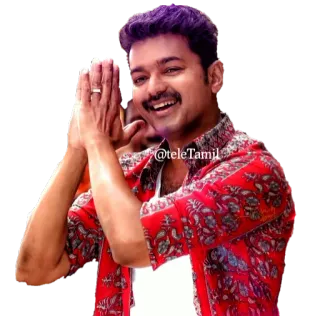 🙏 9f496db5 @teleTamil acteur, indien, homme, sourire, portrait whatsapp sticker